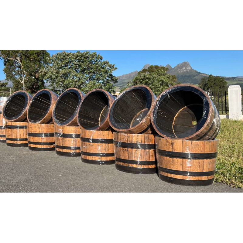 Wine Barrel Planter